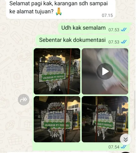 Pengiriman Papan Bunga Selamat Makasar