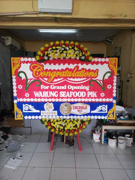 Papan Bunga Ucapan Selamat Makasar