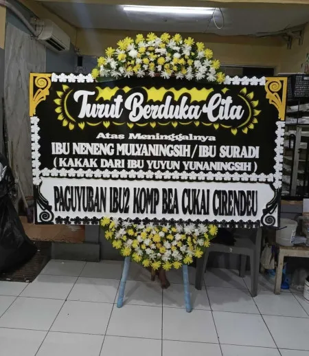 Papan Bunga Duka Makasar