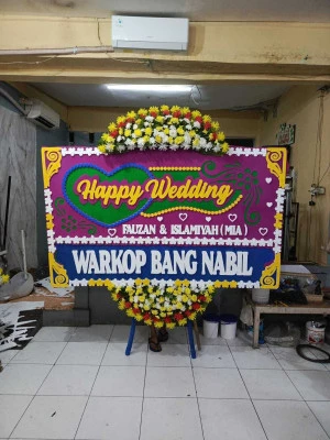 Papan Bunga di Makasar