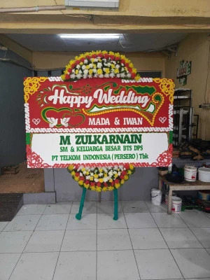Papan Bunga di Makasar