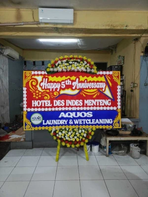 Papan Bunga di Makasar