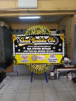 Papan Bunga di Makasar