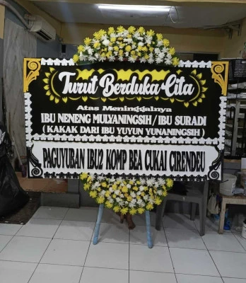 Papan Bunga di Makasar