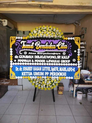 Papan Bunga di Makasar